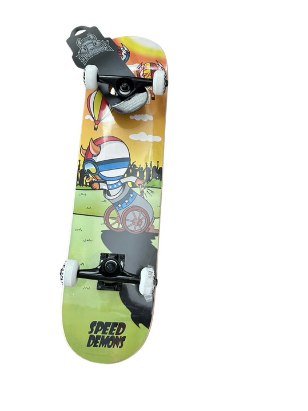 Speed Demons Series 39 Skateboard 31”, Double Kicktail, 53mm Urethane Wheels